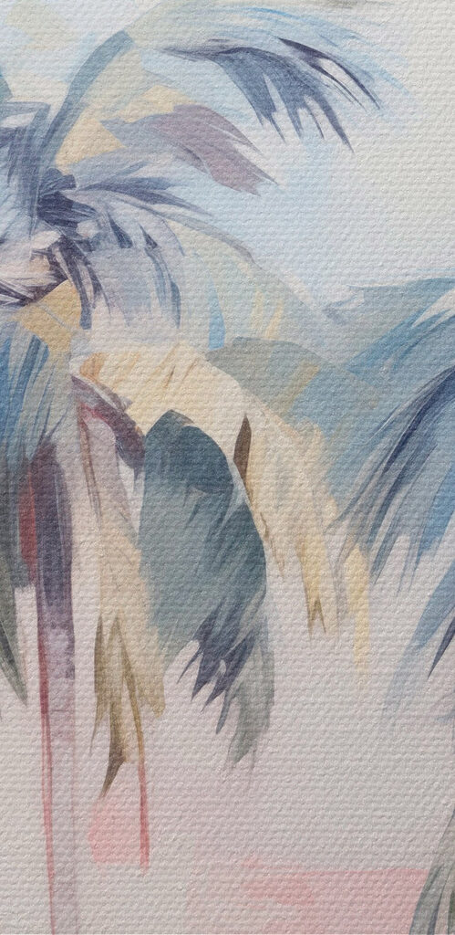 Painting of palm trees