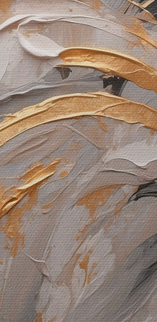 Painting of swirls and swirls