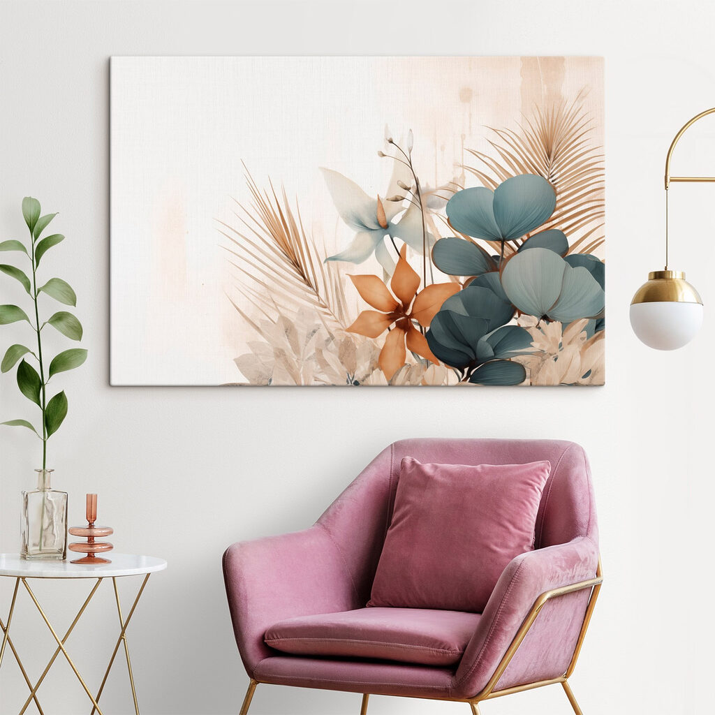 Elegant floral arrangement with soft colors