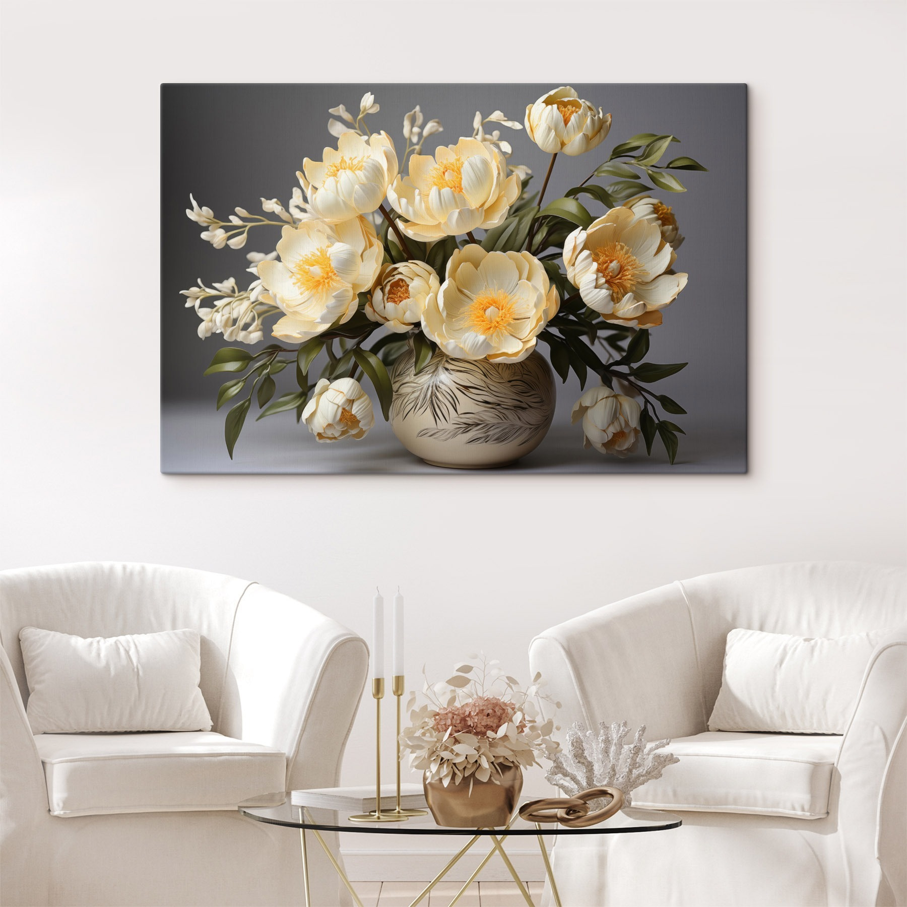 Vase with flowers in it