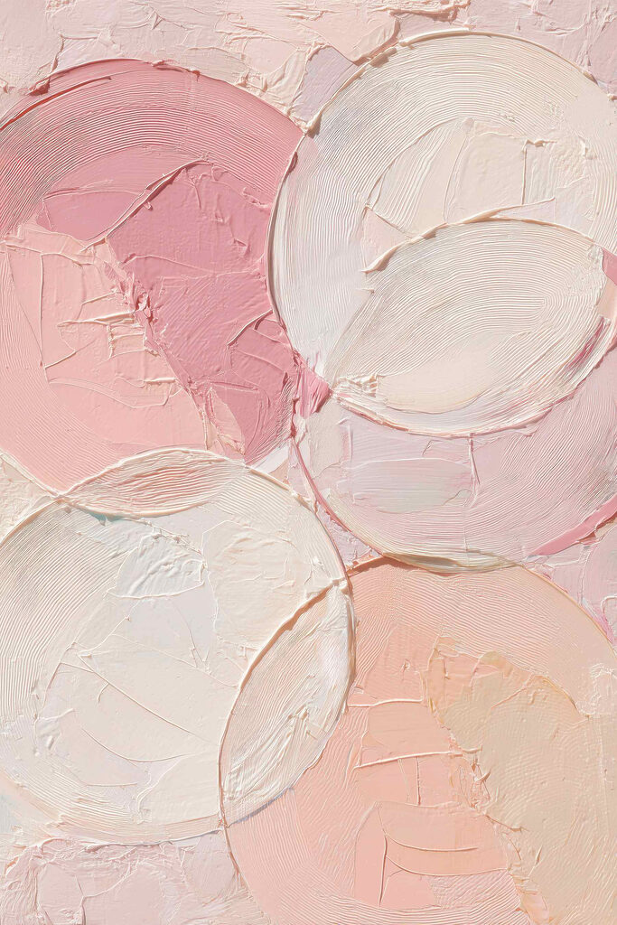Soft hues in gentle brushstrokes