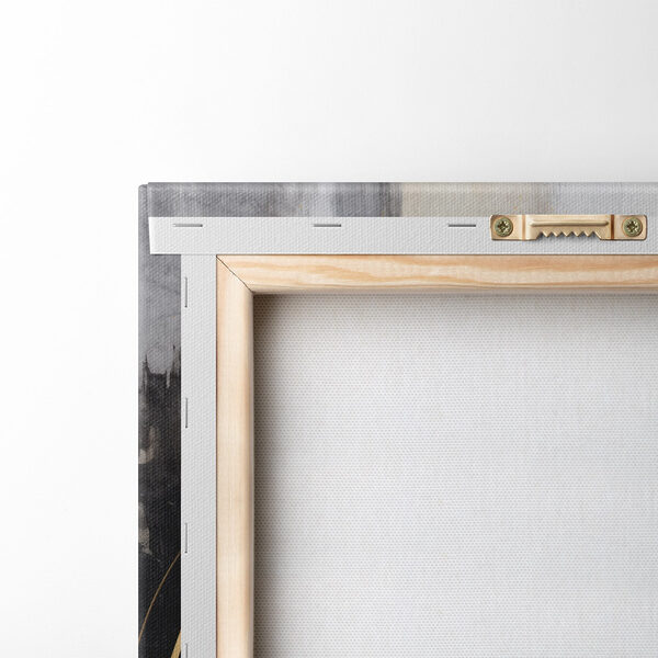 Abstract circular design in earthy tones
