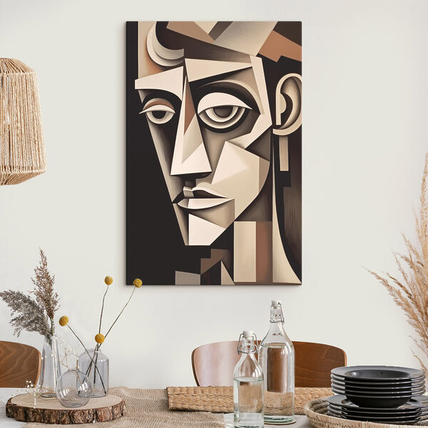 Painting of a man's face