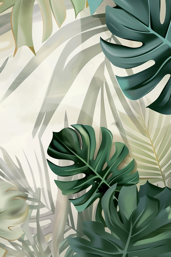 Group of green leaves