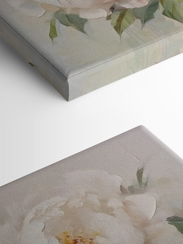 Painting of white flowers
