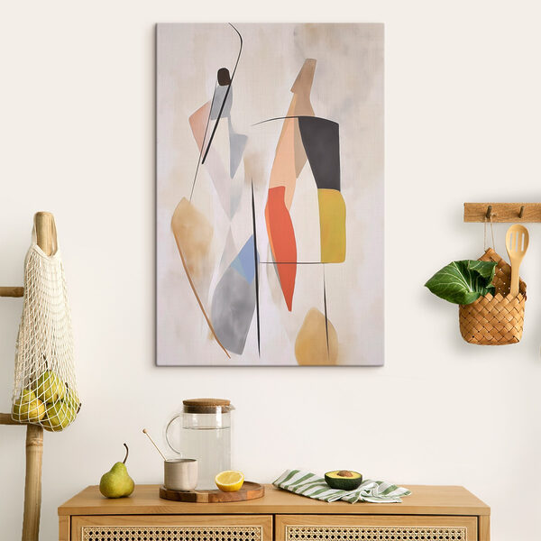Painting of a couple of people