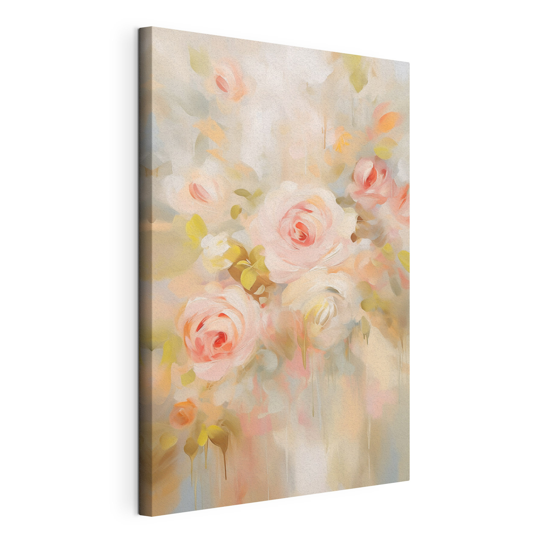 Painting of pink roses
