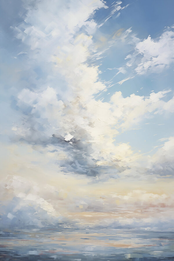 Blue sky with clouds