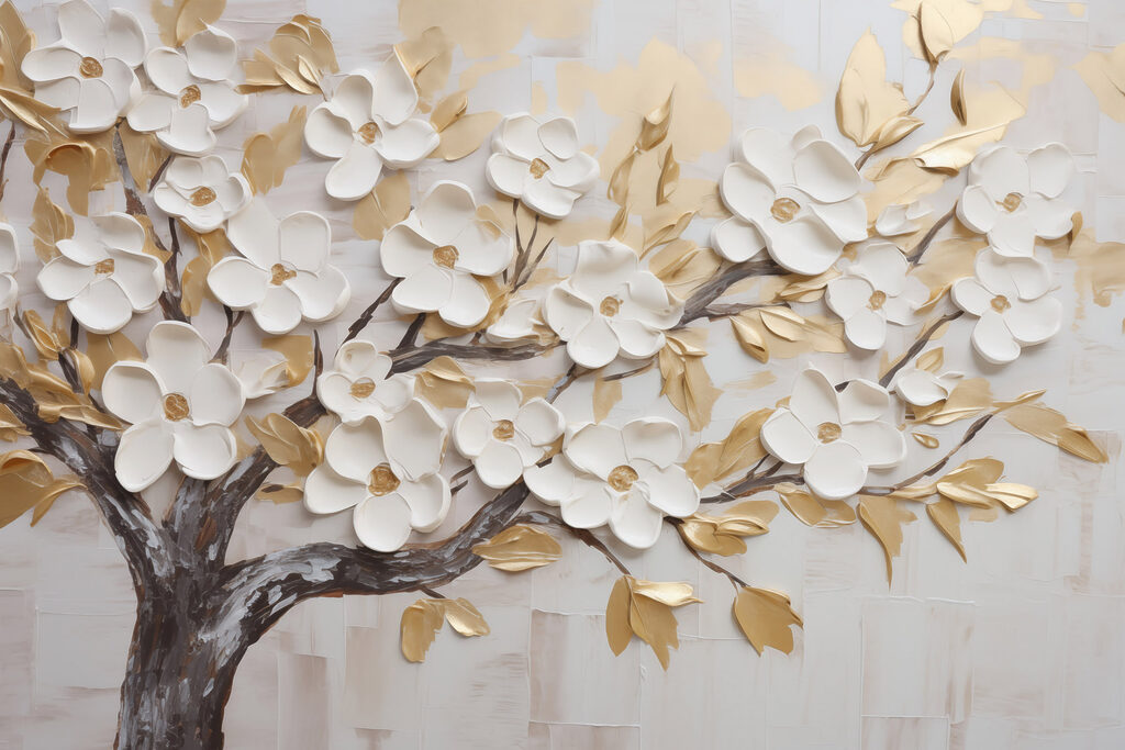 Delicate blooms in a soothing palette Delicate blooms in a soothing palette