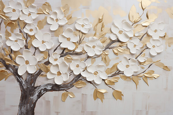 Delicate blooms in a soothing palette Delicate blooms in a soothing palette