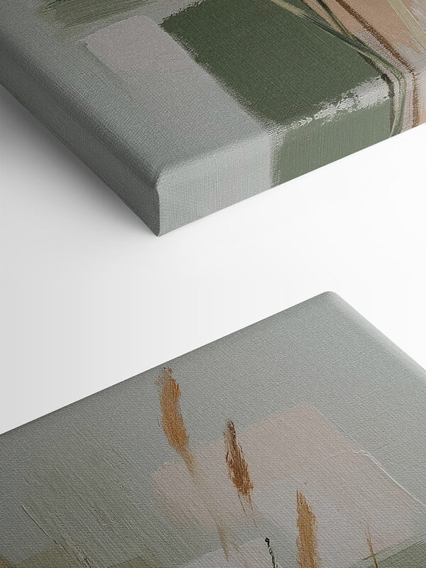 Serene nature-inspired abstract artwork