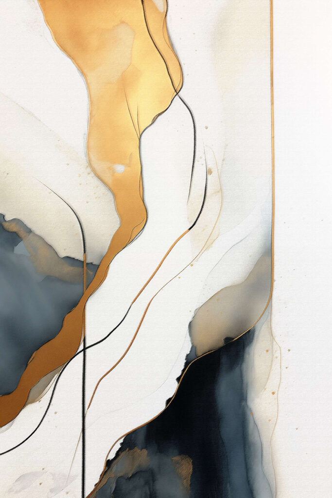 Flowing lines in soft colors