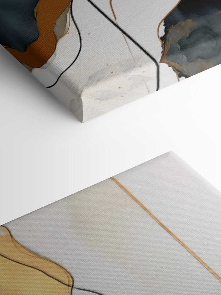 Flowing lines in soft colors
