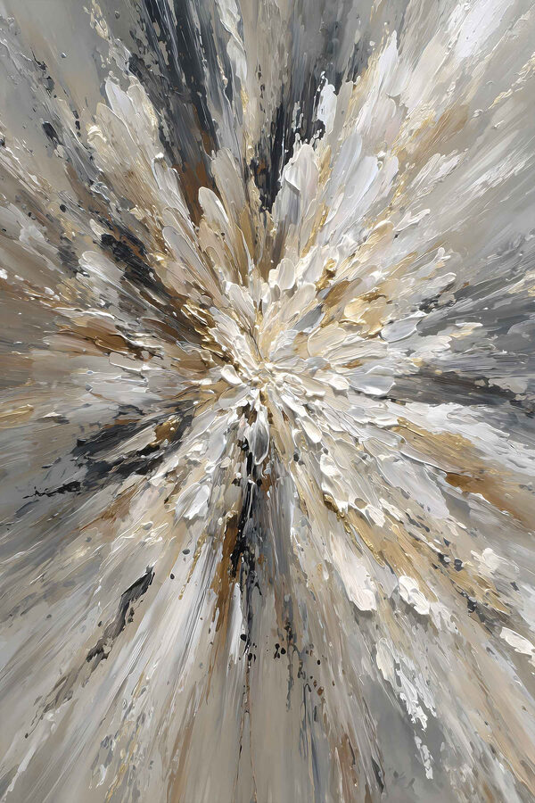 - Abstract explosion of neutral tones