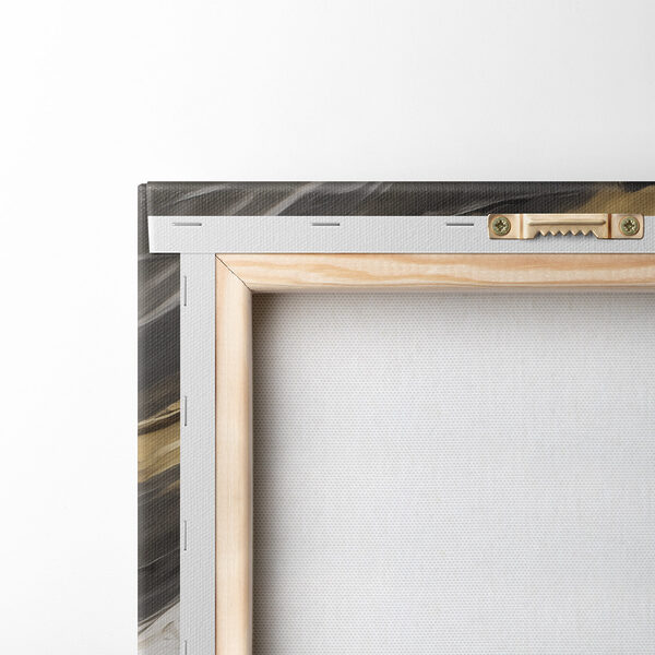 - Mysterious figure in abstract art