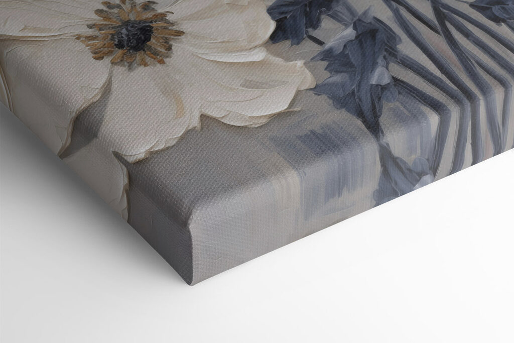 Painting of white flowers