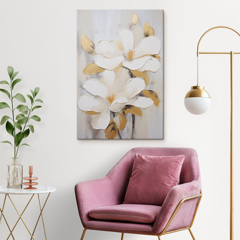 Elegant flowers with soft colors