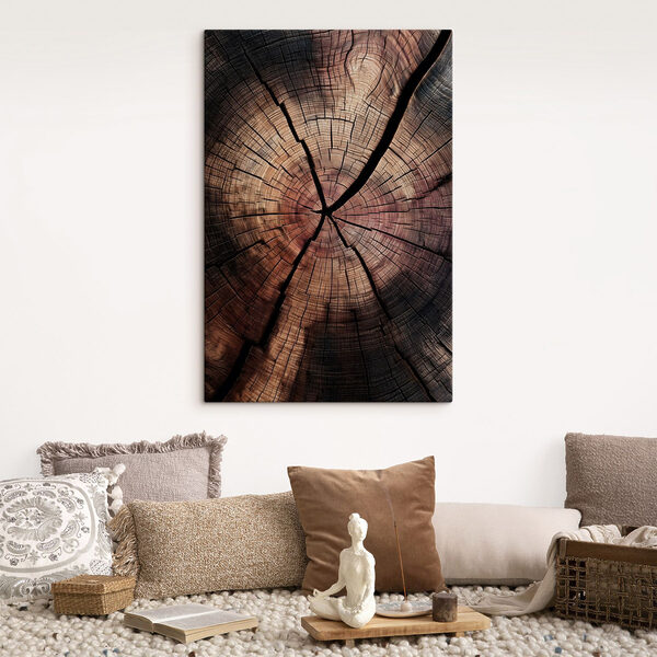 Natural patterns in aged wood