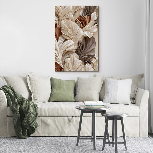Canvas Schilderijen Canvas Schilderijen Ingewikkelde lagen met vloeiende patronen (Artikelnummer: s49620)
