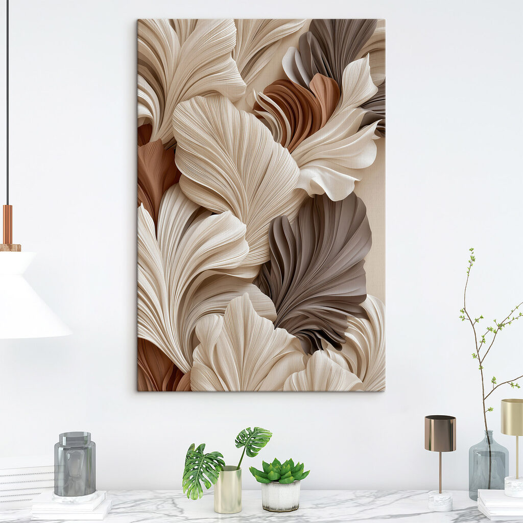 Intricate layers of flowing design