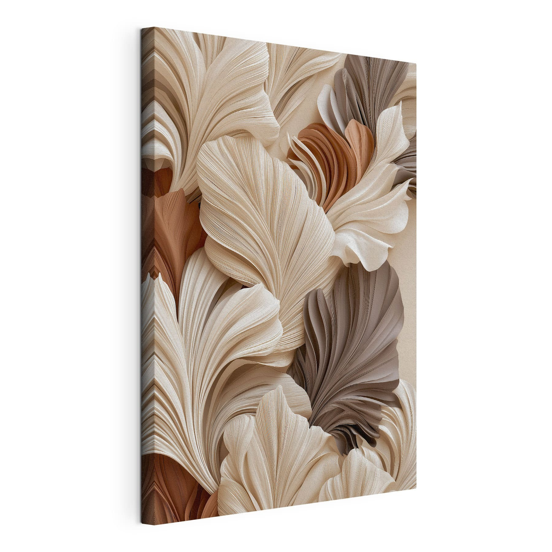 Delicate layers of flowing textures