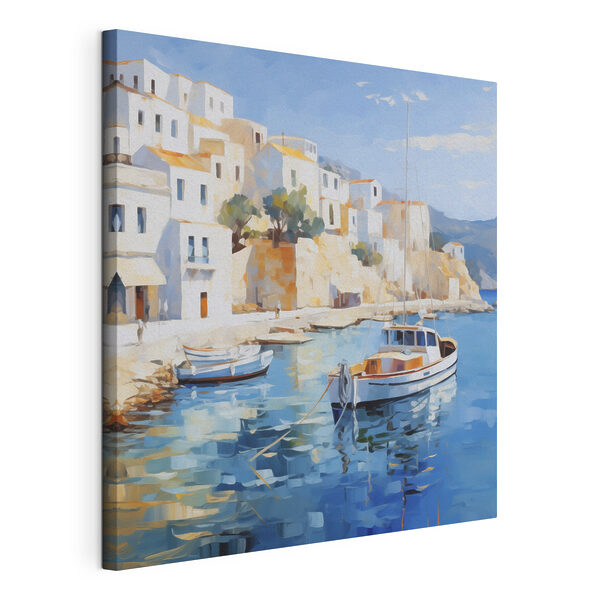 Canvas Schilderijen Schilderij van een boot in het water (Artikelnummer: s49591) Canvas Schilderijen Canvas Schilderijen Schilderij van een boot in het water (Artikelnummer: s49591)