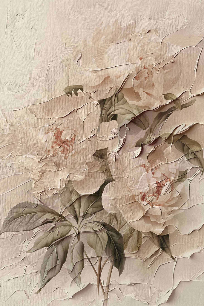 Soft blooms on a gentle canvas