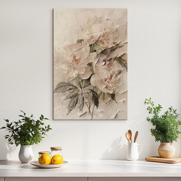 Soft blooms on a gentle canvas