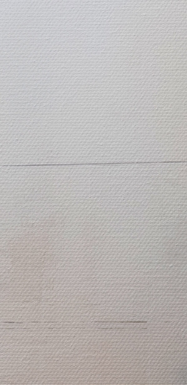 White and orange painting