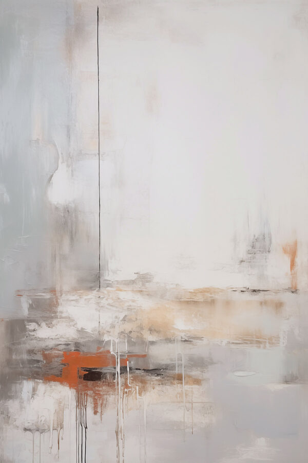 Painting of a white wall