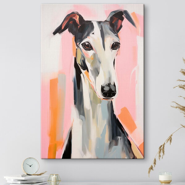 Painting of a dog Painting of a dog