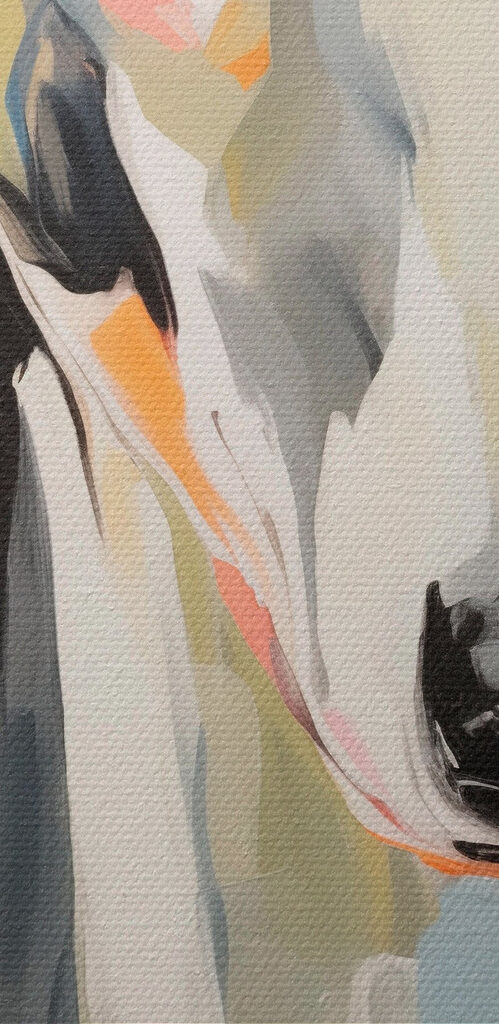 Painting of a dog Painting of a dog
