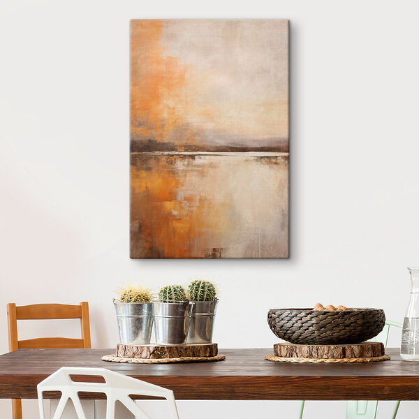Canvas Schilderijen Canvas Schilderijen Schilderij van een meer (Artikelnummer: s45568)