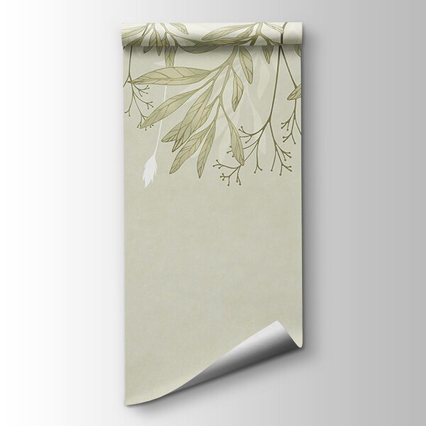 Delicate leaves in soft hues