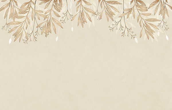 Soft leaves on a gentle backdrop