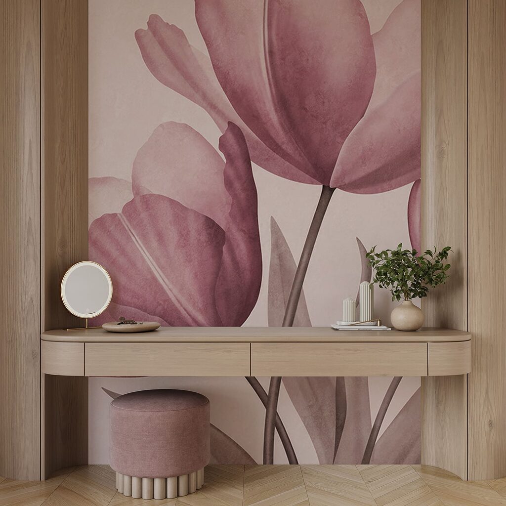 Elegante tulpen in zachte pasteltinten