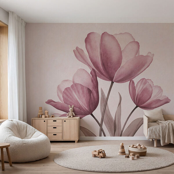 Elegante tulpen in zachte pasteltinten