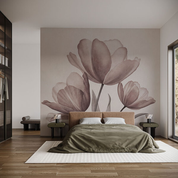 Elegante tulpen in zachte pasteltinten