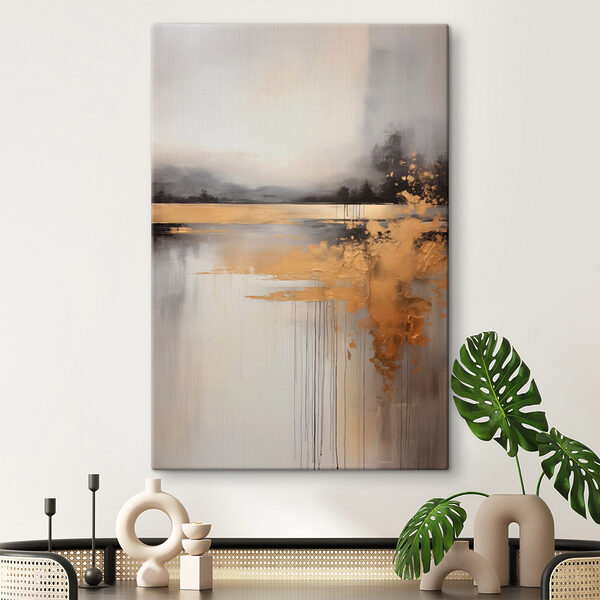 Canvas Schilderijen Canvas Schilderijen Rustig landschap met artistieke uitstraling (Artikelnummer: s45576)