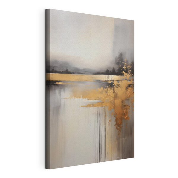 Canvas Schilderijen Canvas Schilderijen Rustig landschap met artistieke uitstraling (Artikelnummer: s45576)