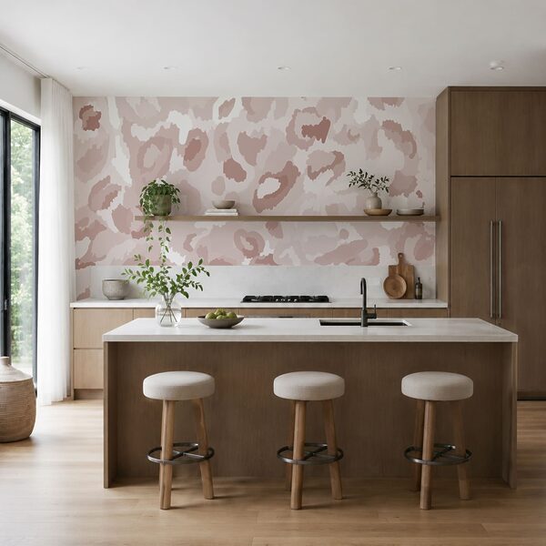 Roze en wit patroon