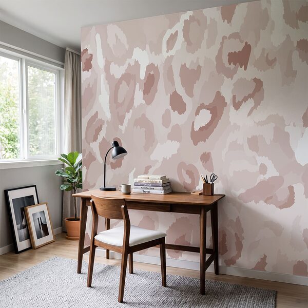 Roze en wit patroon