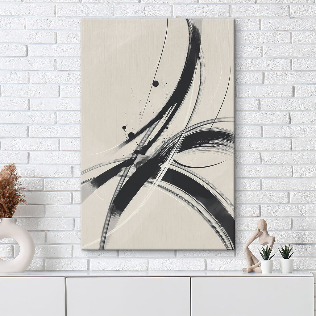 Black and white image of a swirly design Black and white image of a swirly design