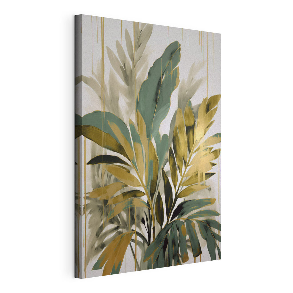 Painting of leaves and branches