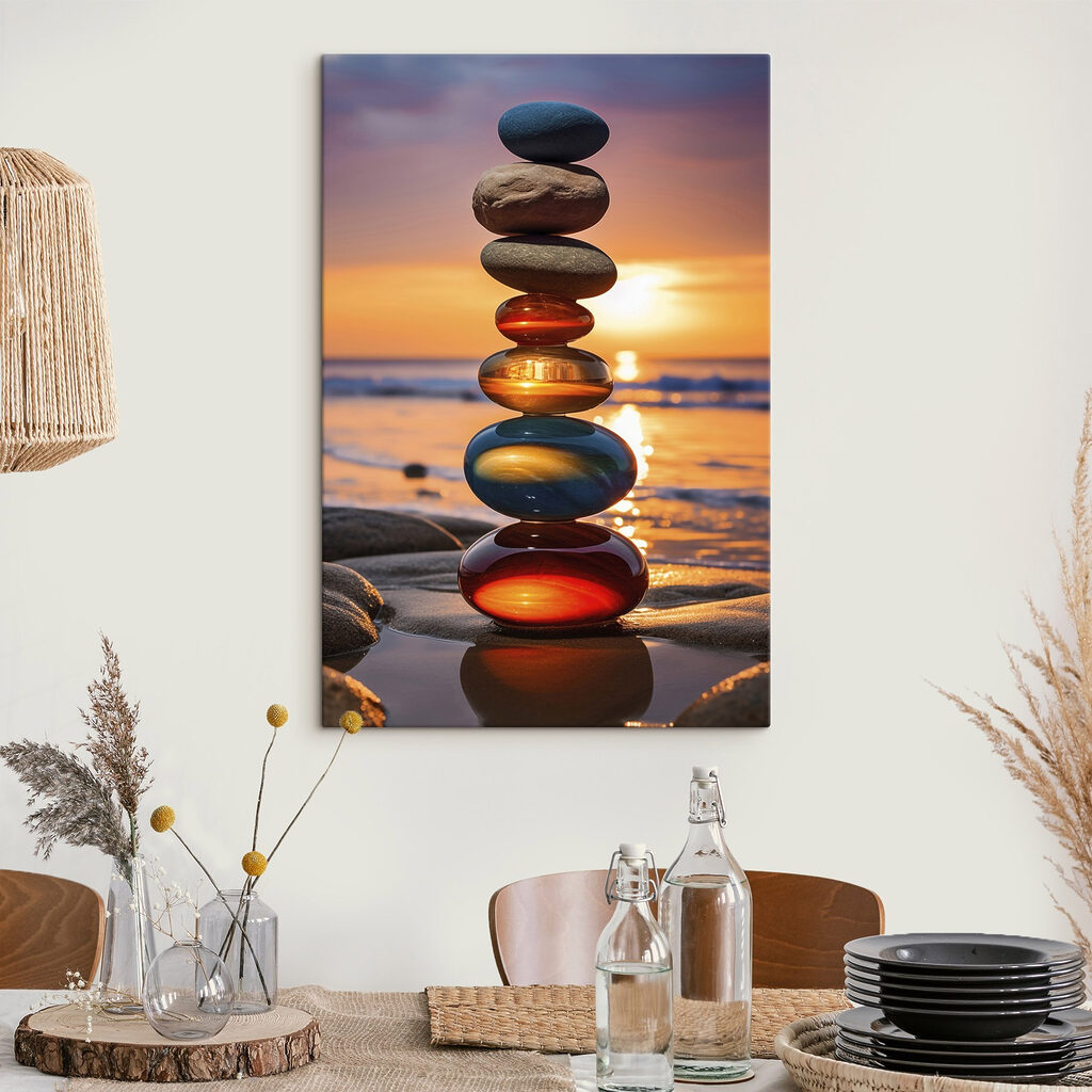 Stack of rocks on a beach Stack of rocks on a beach