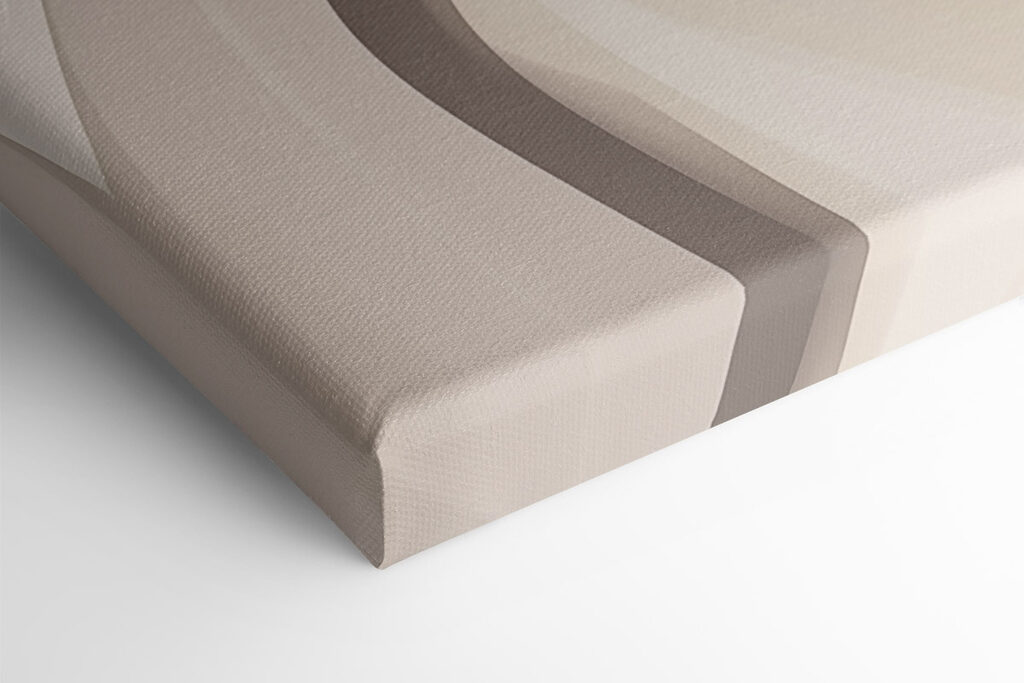 White and tan wavy lines White and tan wavy lines
