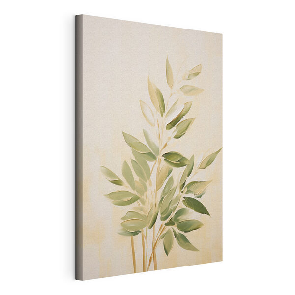 Canvas Schilderijen Canvas Schilderijen Schilderij van een plant (Artikelnummer: s45689)