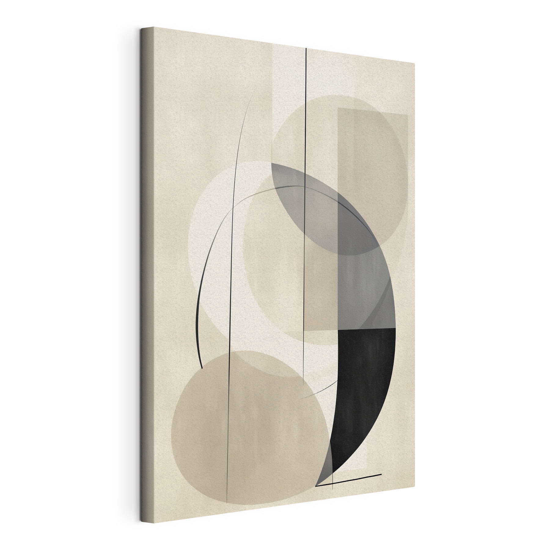 Black and white art piece