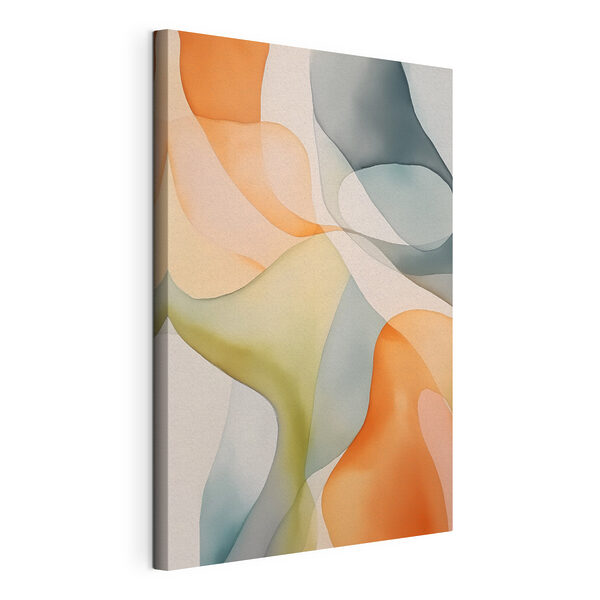 Canvas Schilderijen Vloeiende kleuren in zachte harmonie (Artikelnummer: s45785) Canvas Schilderijen Canvas Schilderijen Vloeiende kleuren in zachte harmonie (Artikelnummer: s45785)