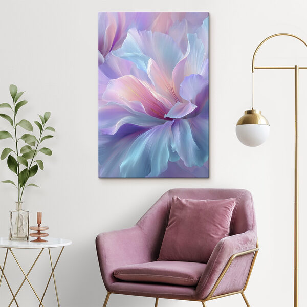 Soft petals in pastel hues, enchanting